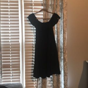 Torrid black off the shoulder dress